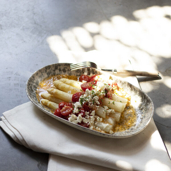 Asperges Met Tomaten En Feta Bouillon Herkules Kwaliteitsbouillon En Kruiden